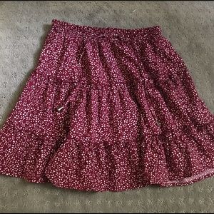 floral skirt NWOT